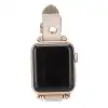 Apple Watch Uyumlu Deri Kordon 42-44-45mm RT ERC3 Bej