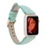Apple Watch Uyumlu Deri Kordon 42-44-45mm Slim BRN7