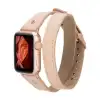 Apple Watch Uyumlu Deri Kordon 42-44-45mm Slim DT RT NU1
