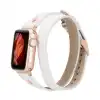 Apple Watch Uyumlu Deri Kordon 42-44-45mm Slim DTRG F3