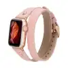 Apple Watch Uyumlu Deri Kordon 42-44-45mm Slim DTRG NU2