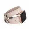 Apple Watch Uyumlu Deri Kordon 42-44-45mm Slim DTRT ERC3