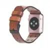 Apple Watch Uyumlu Deri Kordon Cross 42-44-45mm BT RST2E