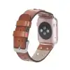 Apple Watch Uyumlu Deri Kordon Cross 42-44-45mm ST RST2E