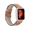 Apple Watch Uyumlu Deri Kordon Cross 42-44-45mm ST V18
