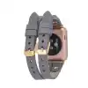 Apple Watch Uyumlu Deri Kordon Ely Double Tour GT RST9