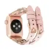 Apple Watch Uyumlu Deri Kordon York Double Tour NU2