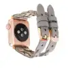Apple Watch Uyumlu Deri Kordon York Double Tour RST9