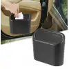 Araba Çöp Kutusu Kapaklı Organizer Siyah Bx40