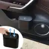 Araç İçi Takılarak Sabitlenebilen Mini Kapaklı Çöp Kovası