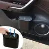 Araç İçi Takılarak Sabitlenebilen Mini Kapaklı Çöp Kovası
