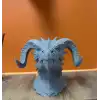 Asılabilir / Masaüstü Ejderha Modeli 3D Dekoratif Heykel 22x17 cm