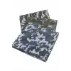 Asker Desenli Keten Bandana 50*50