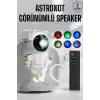 Astronot Görünümlü Projeksiyon Speaker Taşınabilir