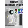Astronot Görünümlü Projeksiyon Speaker Taşınabilir