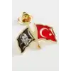Atatürk Ay Yıldız Yaka Rozet