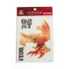 Ateş Kartalı Tattoo Dövme Sticker