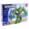 Ausini Outer Space 276 Parça Yeşil Robot
