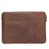 Awe 14 inç MacBook Ve Pc Uyumlu Deri Kılıf TN2 Kahve