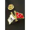 Ay Yıldız Atatürk İmzalı Yaka Rozet