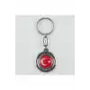 Ay Yıldız Figürlü Metal Anahtarlık