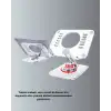 Ayarlanabilir Şeffaf Tablet Standı Kaymaz Silikon Tabanlı