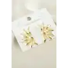 Ayçiçeği Metal Küpe