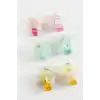 Ayıcık Çiçek Pens Toka 2 Adet