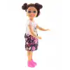 Baonier Çiçek Etekli 14 cm Sarışın Tekli Kız Bebek