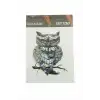 Baykuş Tattoo Dövme Sticker