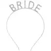 Bekarlığa Veda Bride Tacı Gümüş Renk