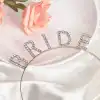 Bekarlığa Veda Bride Tacı Gümüş Renk