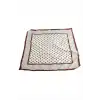 Benek Desenli Zr Saten Fular 50*50 cm