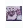 Benekli Desenli Zr Şifon Fular 50*50 cm