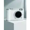 Beyaz 4K Dijital Kamera 2.4 İnç HD Ekran ve LED Flaşlı