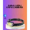 Beyaz Led Işık Sensörlü Kafa Lambası Lityum Batarya Led El Fenerli Şarjlı