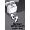 Beyaz Yeni Nesil Pro Bluetooth Kulaklık Yüksek Ses Kaliteli ANC Özelliği