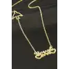 Bitanem Yazılı Kalp Şans Kolye