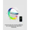 Bluetooth 5.0 Hoparlör – Kablosuz Şarj, Rgb Gece Lambası Ve Fm Radyo