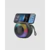 Bluetooth 5.0 Hoparlör – RGB Işıklı, Güçlü Bas ve 360° Surround Ses