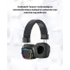 Bluetooth 5.3 Rainbow Işıklı Kulak Üstü Kablosuz Kulaklık