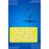 Bluetooth Bağlantılı Kablolu Mıknatıslı Sport Kulaklık