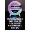 Bluetooth Hoparlör 15W Kablosuz Hızlı Şarj LED Gece Lambası