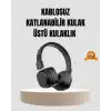 Bluetooth Kablosuz Kulak Üstü Kulaklık Katlanabilir Konforlu Ve Şık Tasarımlı