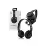 Bluetooth Kablosuz Kulaklık Siyah Wireless 5.0 Kulak Üstü Uzun Pil Ömrü
