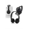 Bluetooth Kablosuz Kulaklık Siyah Wireless 5.0 Kulak Üstü Uzun Pil Ömrü