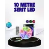 Bluetooth Kontrollü Smart Şerit Led 10M Sese Duyarlı RGB Aydınlatma