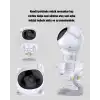 Bluetooth Müzikli Astronot Projeksiyon Lambası Yıldız Ve Ay Efektli