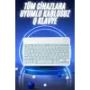 Bluetooth Şarj Edilebilir Mini Q Klavye Kablosuz Taşınabilir