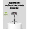 Bluetooth Selfie Çubuğu – 360° Dönebilen Başlık, Kablosuz Bağlantı